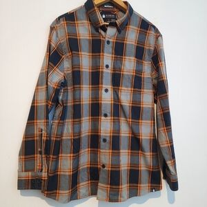 Duluth Trading Co Alaskan Hardgear Large Wool Blend Standard Fit Plaid Outdoor